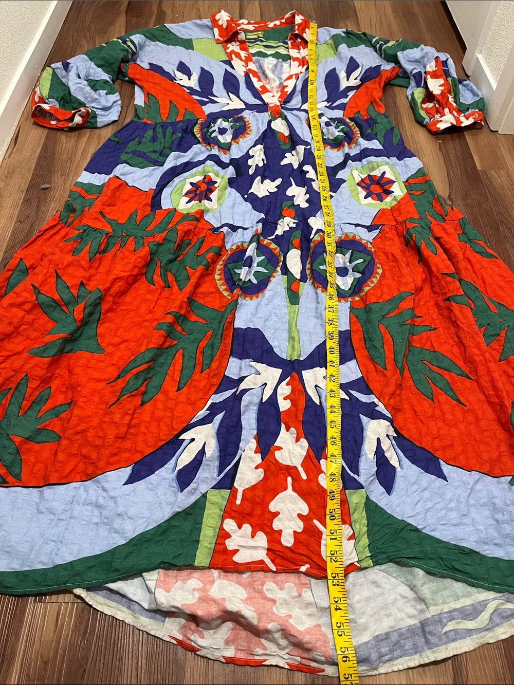 Anthropologie Celandine X Claire Johnson Carolita Maxi Dress Resort Coastal Boho - Picture 11 of 13